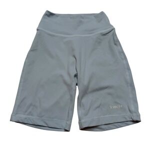 Youngla W144 Biker Shorts Womens XS Light Blue Excellent High Waisted Athletic